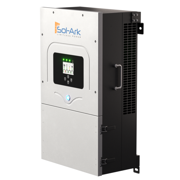 Sol-Ark 12K Hybrid All-In-One, 12kW, 48VDC, 120/240/208VAC Left